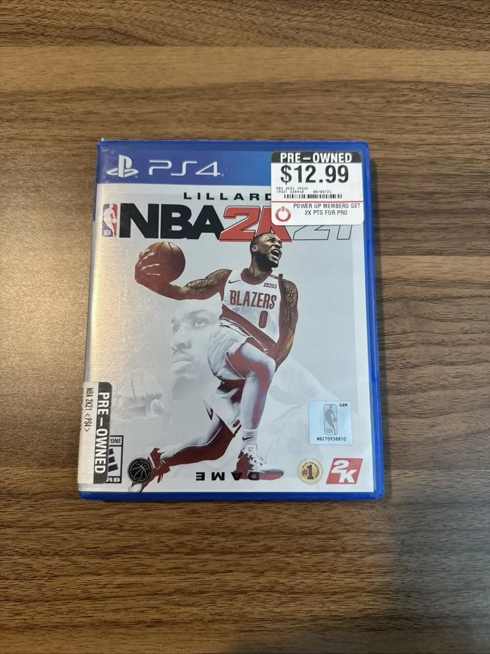 NBA 2K21 Standard Edition for Sony PlayStation 4 Damian Lillard
